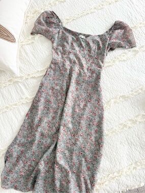 Sozy sage floral dress